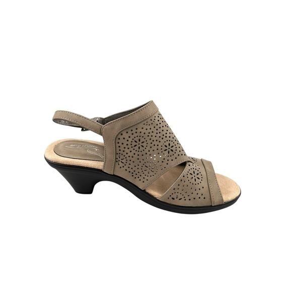 Easy Street Women Perforated Slingback Sandals Linda Size US 7M Gray - Picture 4 of 10